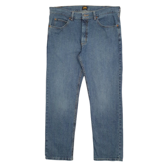Mens Blue Lee Regular JeansW36 L30