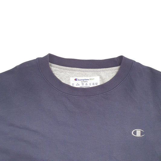 Mens Navy Champion Crewneck Jumper