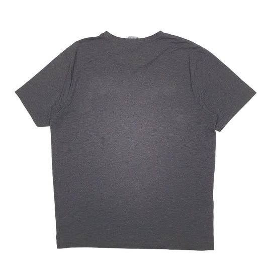 Mens Grey Puma Spellout Short Sleeve T Shirt