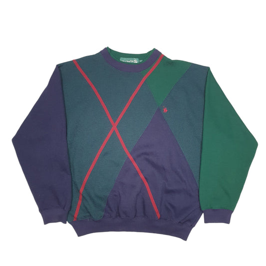 Mens Green Knights Of Round Table Vintage Golf Crewneck Jumper