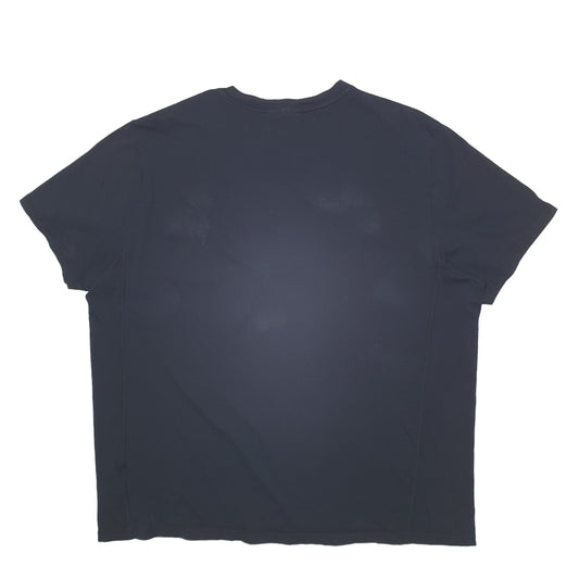 Mens Black Puma Spellout Short Sleeve T Shirt