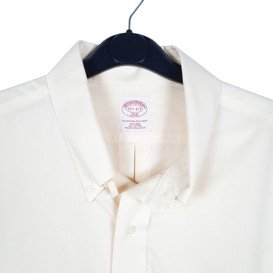 Mens Yellow Brooks Brothers Long Sleeve Shirt