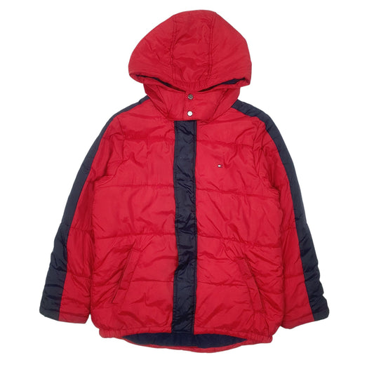 Mens Red Tommy Hilfiger Coat