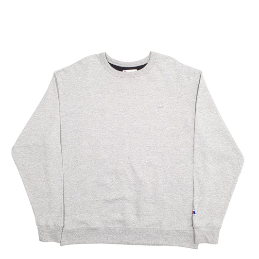 Mens Grey Champion Crewneck Jumper