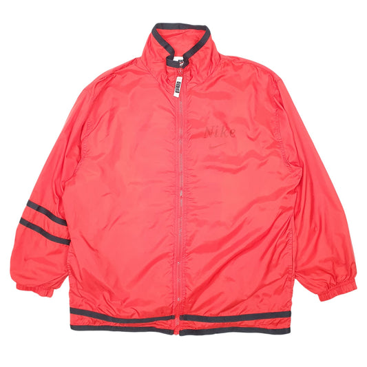 Womens Red Nike Vintage 90s Coat