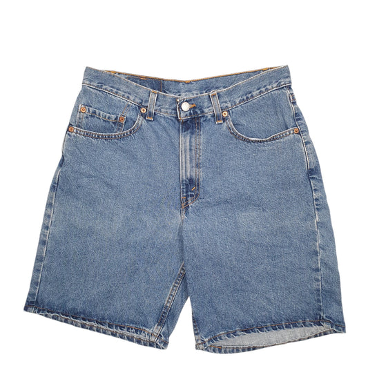 Mens Blue Levis Denim Jeans Jorts 550 Denim Shorts