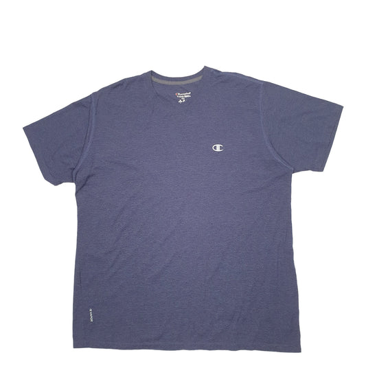 Mens Blue Champion Short Sleeve T Shirt