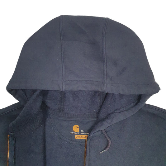 Mens Navy Carhartt Full Zip Jumper