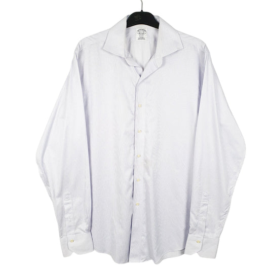 Mens White Brooks Brothers Regent Long Sleeve Shirt