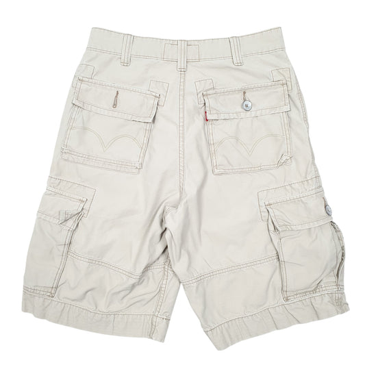 Mens Beige Levis Squad Combat Cargo Shorts
