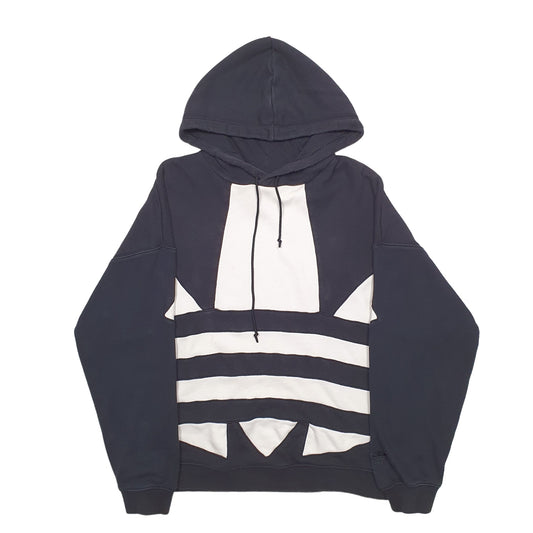 Womens Black Adidas Hoodie Jumper