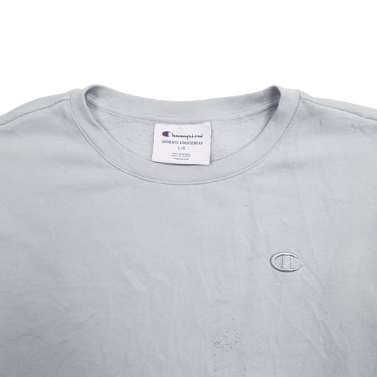 Womens Blue Champion Crewneck Jumper