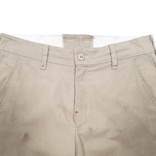 Mens Beige Red Kap Workwear Pant Chino Trousers