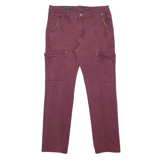 Womens Burgundy Lee Modern Series JeansW33 L30