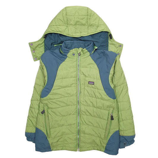 Womens Green Patagonia Puff Rider Coat
