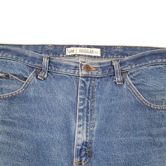 Mens Blue Lee Casual JeansW40 L30