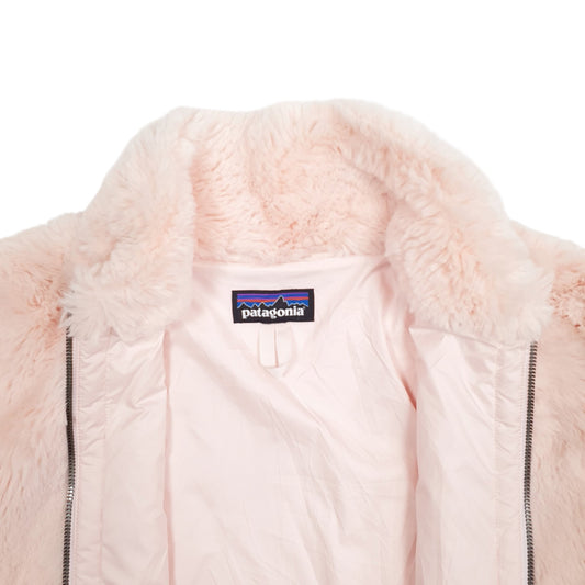 Womens Peach Patagonia Full Zip Jumper