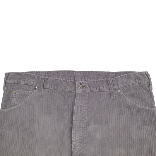 Mens Grey Dickies Corduroy Trousers