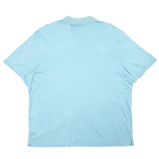 Mens Blue Calvin Klein Short Sleeve Polo Shirt