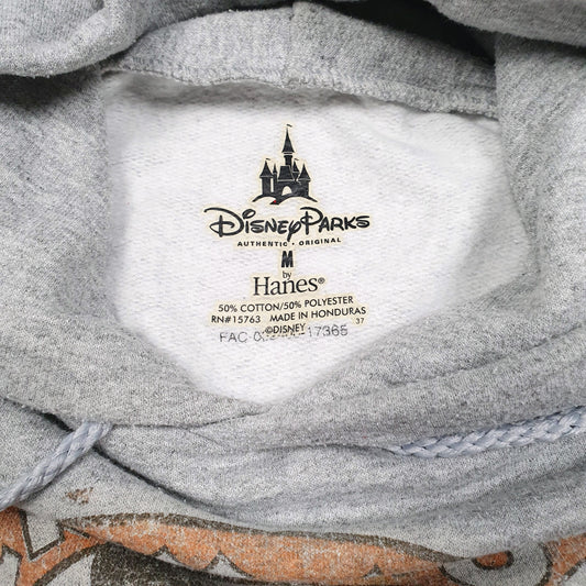 Mens Grey Hanes Disney Mickey Mouse Hoodie Jumper