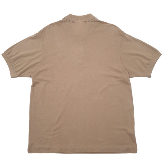 Mens Yellow Lacoste Short Sleeve Polo Shirt