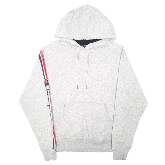 Mens Grey Champion Hoodie Jumper