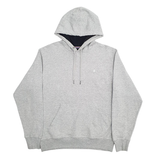 Mens Grey Champion Hoodie Jumper