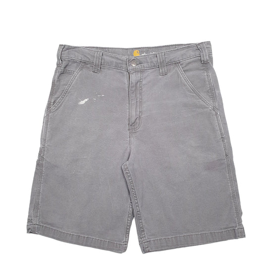 Mens Grey Carhartt Workwear Carpenter Shorts