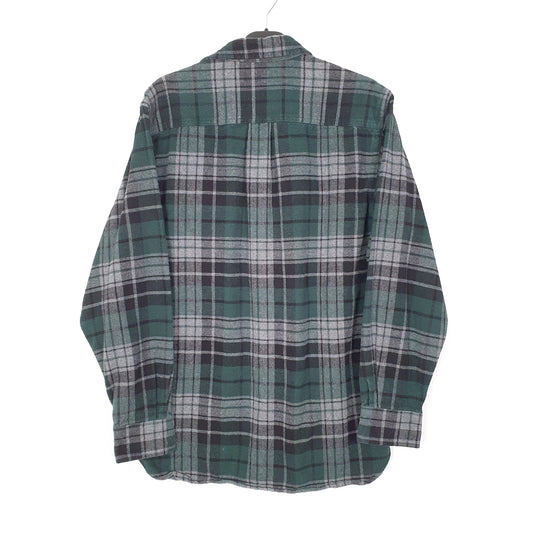 Mens Green L.L.Bean Chamois Overshirt Long Sleeve Shirt