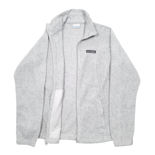 Womens Grey Columbia Full Zip Jumper