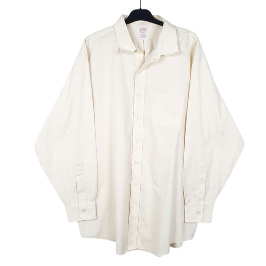 Mens Yellow Brooks Brothers Madison Long Sleeve Shirt