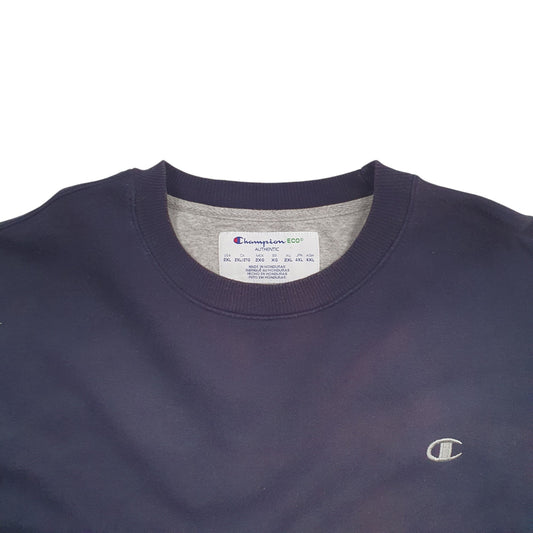 Mens Navy Champion Crewneck Jumper