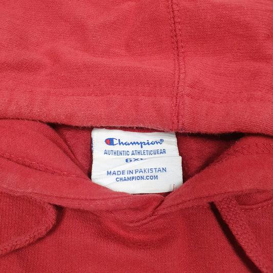 Mens Red Champion Hoodie Jumper