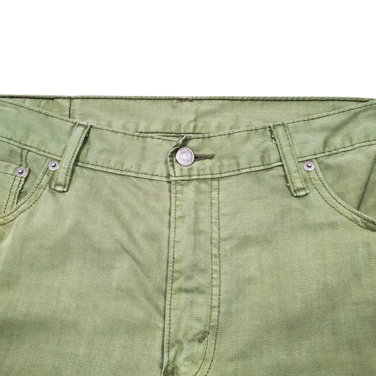 Mens Green Levis 514 JeansW36 L30