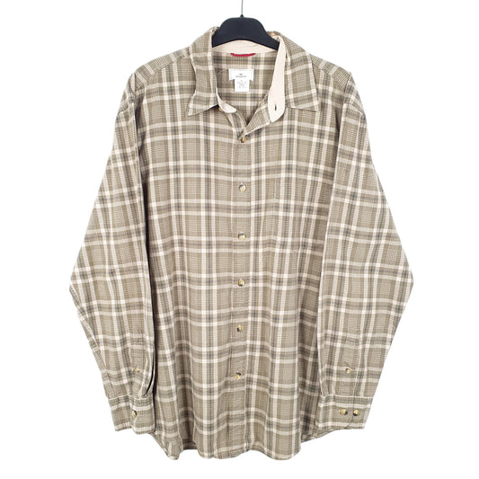 Mens Beige Dockers Long Sleeve Shirt