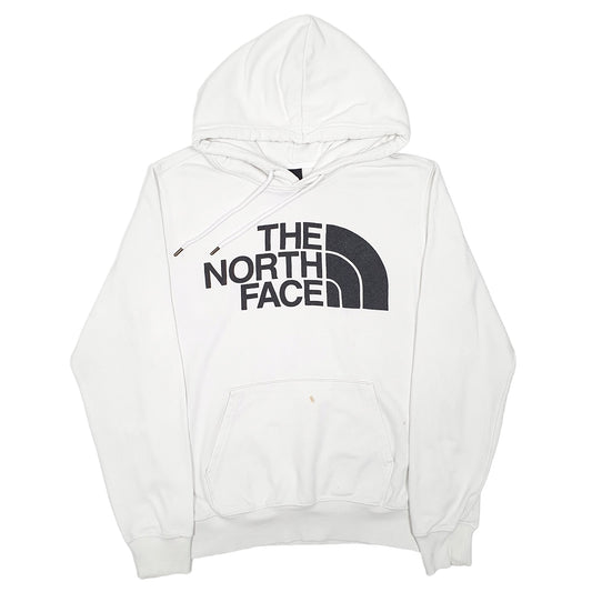 Mens White The North Face Hoodie Jumper
