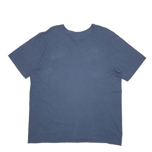 Mens Blue Nike Spellout Short Sleeve T Shirt