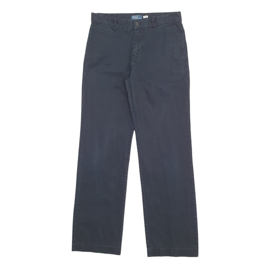 Womens Black Polo Ralph Lauren Vintage 2000's Chino Trousers