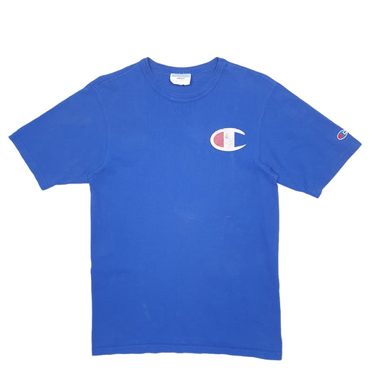 Mens Blue Champion Short Sleeve T Shirt