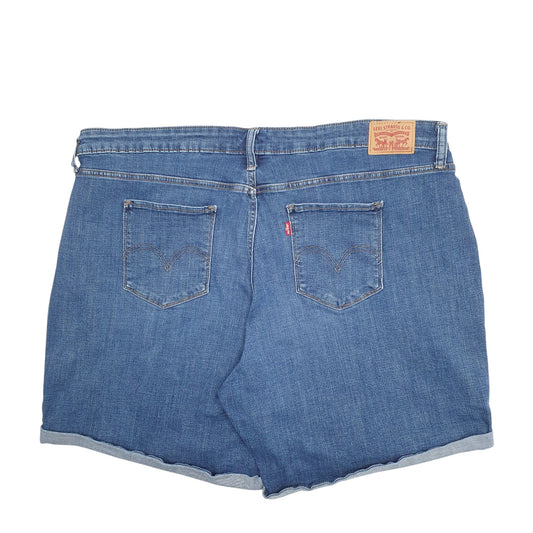 Mens Blue Levis Denim Shorts