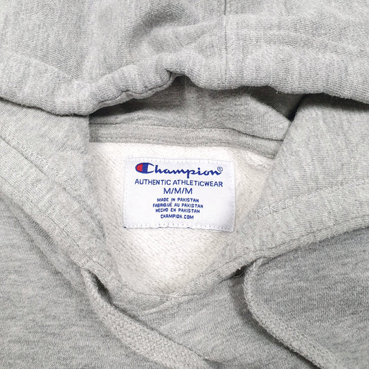 Mens Grey Champion Hoodie Jumper