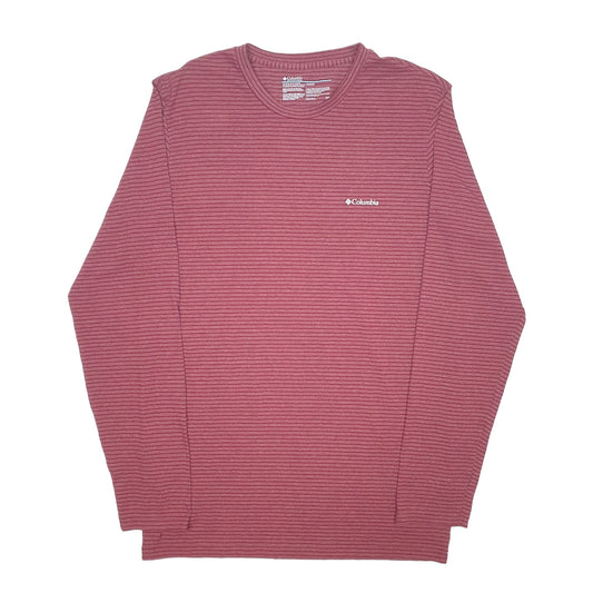 Mens Burgundy Columbia Sportswear Long Sleeve T Shirt