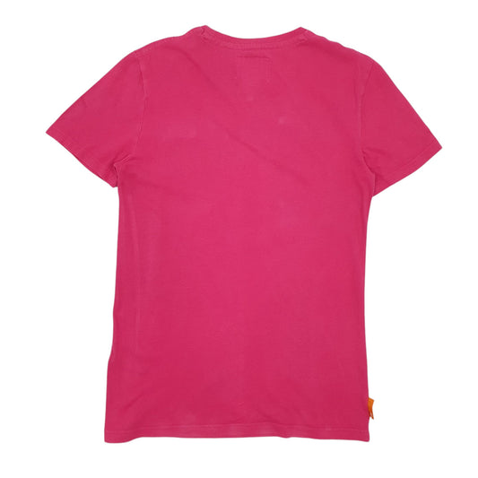 Mens Pink Superdry Short Sleeve T Shirt
