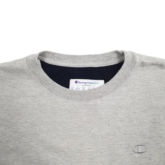 Mens Grey Champion Crewneck Jumper