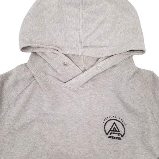 Mens Grey American Eagles Hoodie Jumper