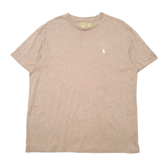 Mens Beige Polo Ralph Lauren Short Sleeve T Shirt