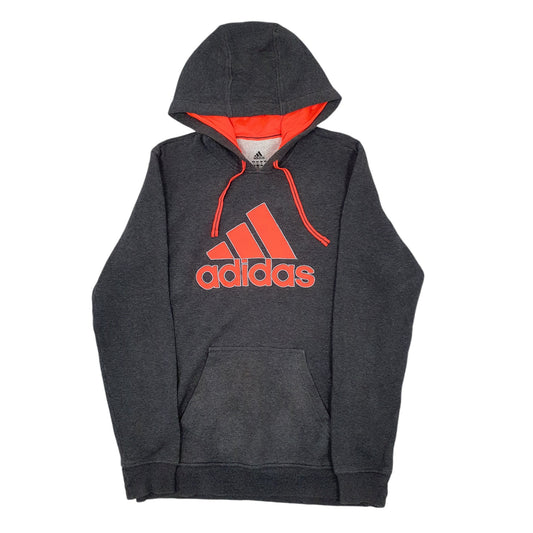 Mens Grey Adidas Hoodie Jumper