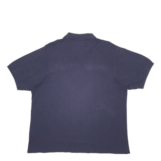 Mens Navy Lacoste Short Sleeve Polo Shirt