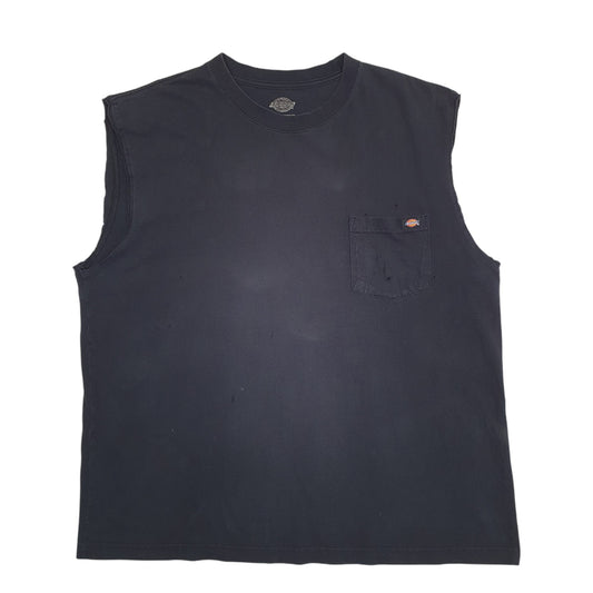 Mens Black Dickies Pocket Short Sleeve T Shirt