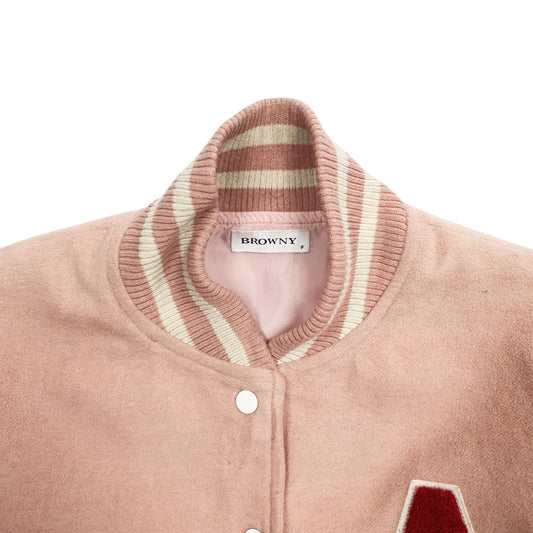 Mens Pink Browny Coach Coat
